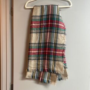 Plaid Multicolor Throw Blanket